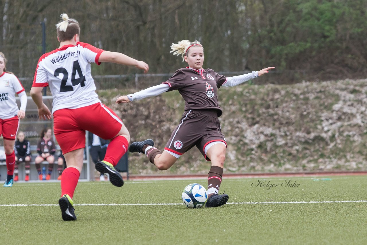 Bild 218 - B-Juniorinnen Walddoerfer - St.Pauli : Ergebnis: 4:1